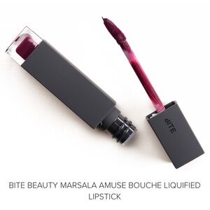 NEW Bite Beauty Amuse Bouche Liquified Lipstick Marsala Plum Red Mini NWOB